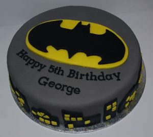 batman birthday cake - batman sign birthday cake idea