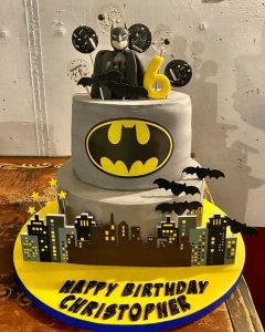 batman birthday cake - kids birthday batman cake idea