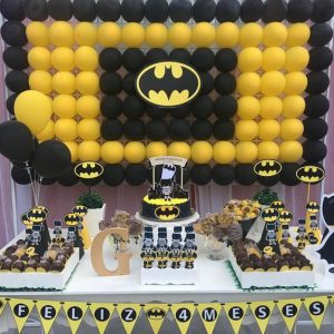 batman cake decorations - batman cake with beautiful baloons decoration idea