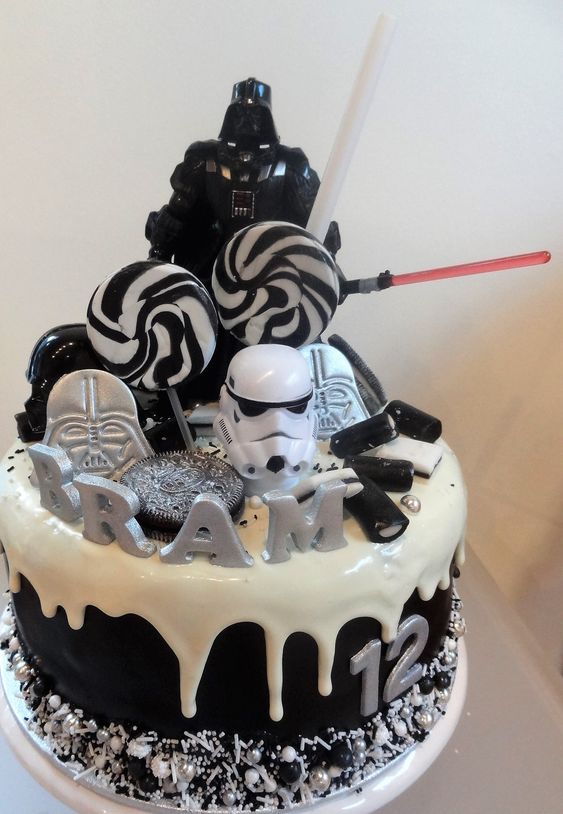 easy star wars cake - Star Wars Cake buttercreams