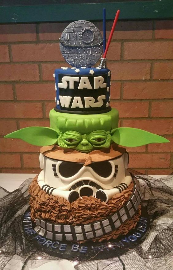 easy star wars cake - Star Wars Cake butterscreams
