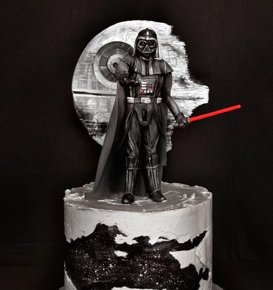 easy star wars cake - Star Wars cakes no fondante