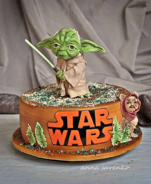 easy star wars cake - Stars Wars cake no fondantes