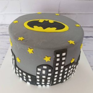 simple batman cake design - beautiful batman sign cake