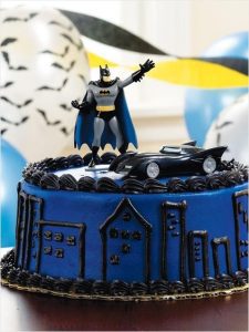 simple batman cake design - yummy chocolate birthday batman cake