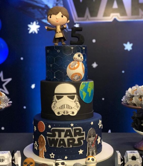 star wars birthday cake - Star Wars Wedding cake