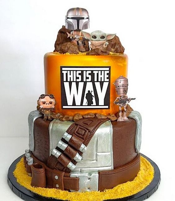 star wars cake design - Star Wars Cake buttercreams