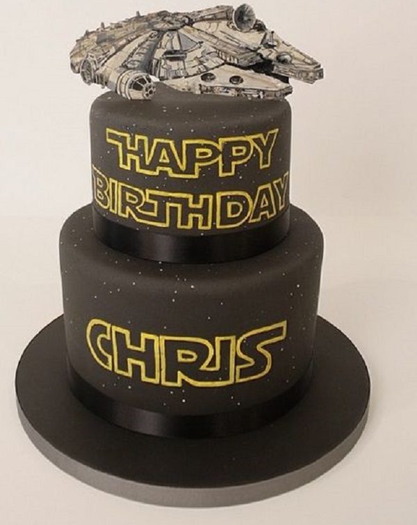 star wars theme cake - Stars Wars Weddings cake