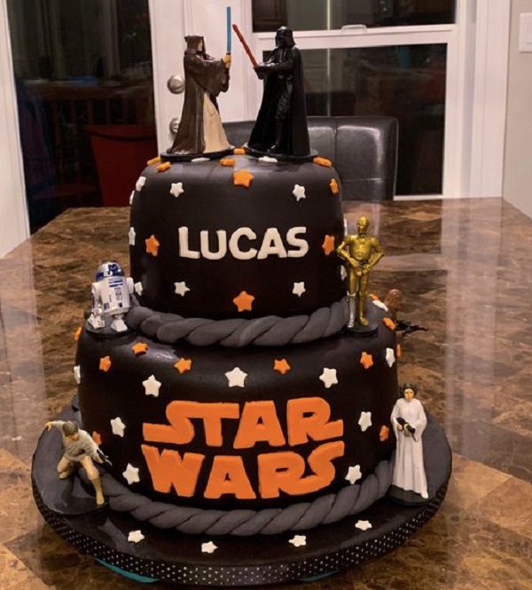 star wars theme cake - stars wars themes cakes