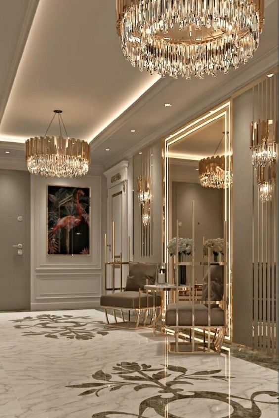 gold mirror wall decor - Gold Mirror Walls Decor For Living Room