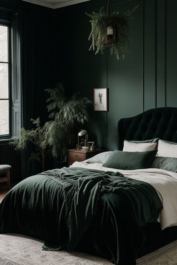 luxury black bed - Beautiful Blackrooms Idea