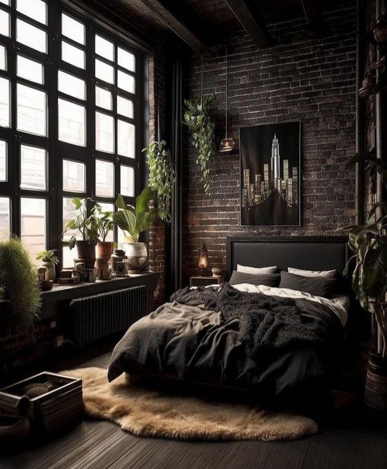 luxury black bed - Black Bedrooms Design