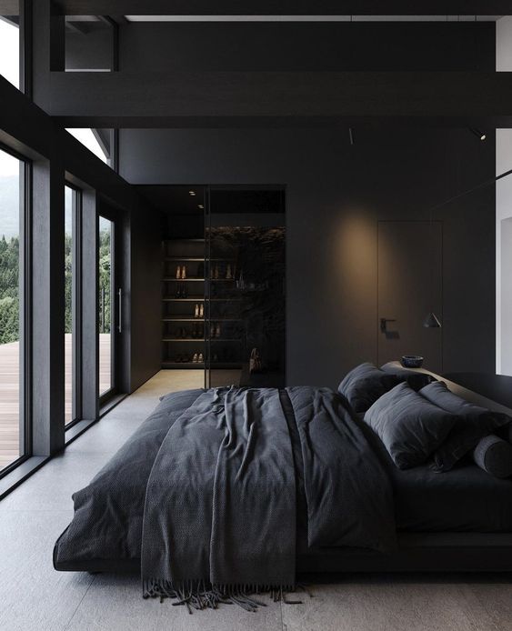 luxury black bed - Luxury Black Bedroom