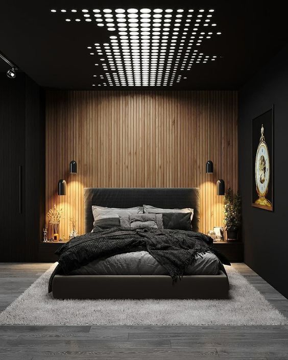 luxury black bed - Luxury Black BedroomsvDesign