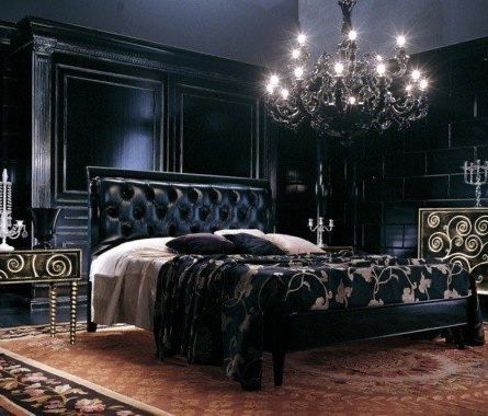 luxury black bedroom furniture - Luxury Black Bedrooms Set