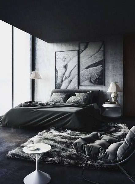 luxury black bedroom furniture - Modern Black Bedroom Ideas