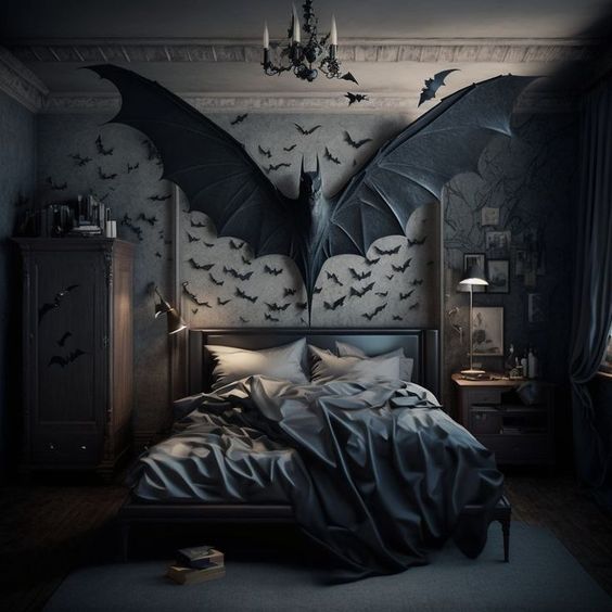 luxury gothic black bedroom - Bedroom Design
