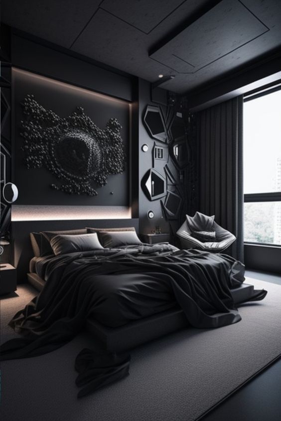 luxury gothic black bedroom - Gothic Decor Bedrooms Ideas
