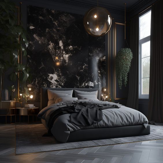 luxury gothic black bedroom - Impressive Gothic Bedrooms Designs Ideas
