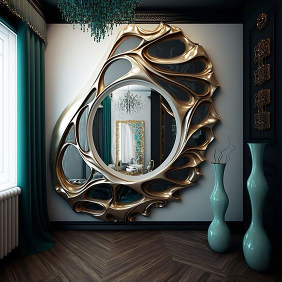 modern mirror wall decor - Modern Walls Mirrors