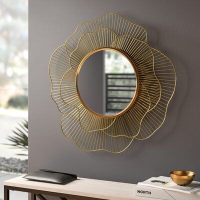 round mirror wall decor - Round Mirror Design on Wall